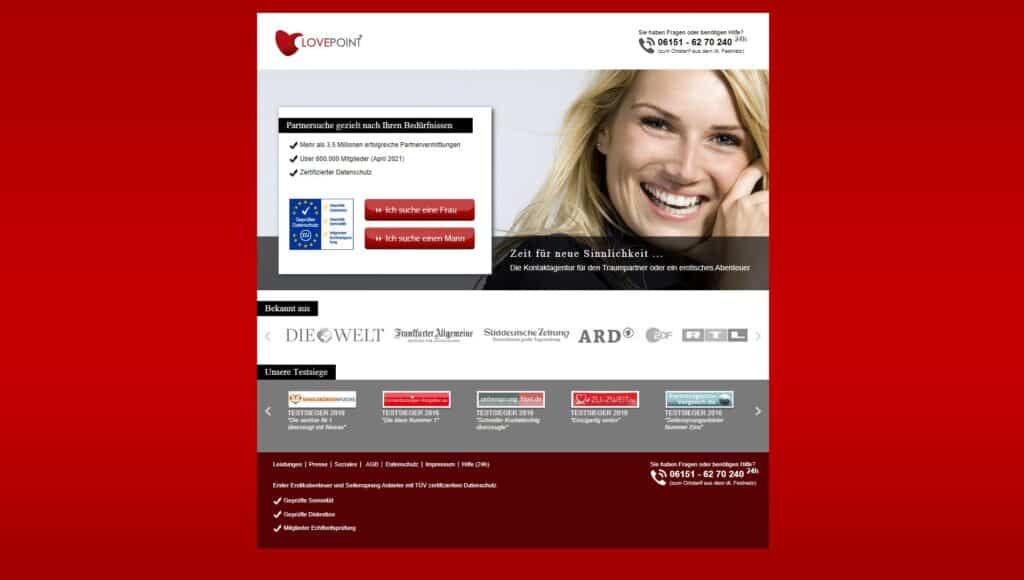 Lovepoint test